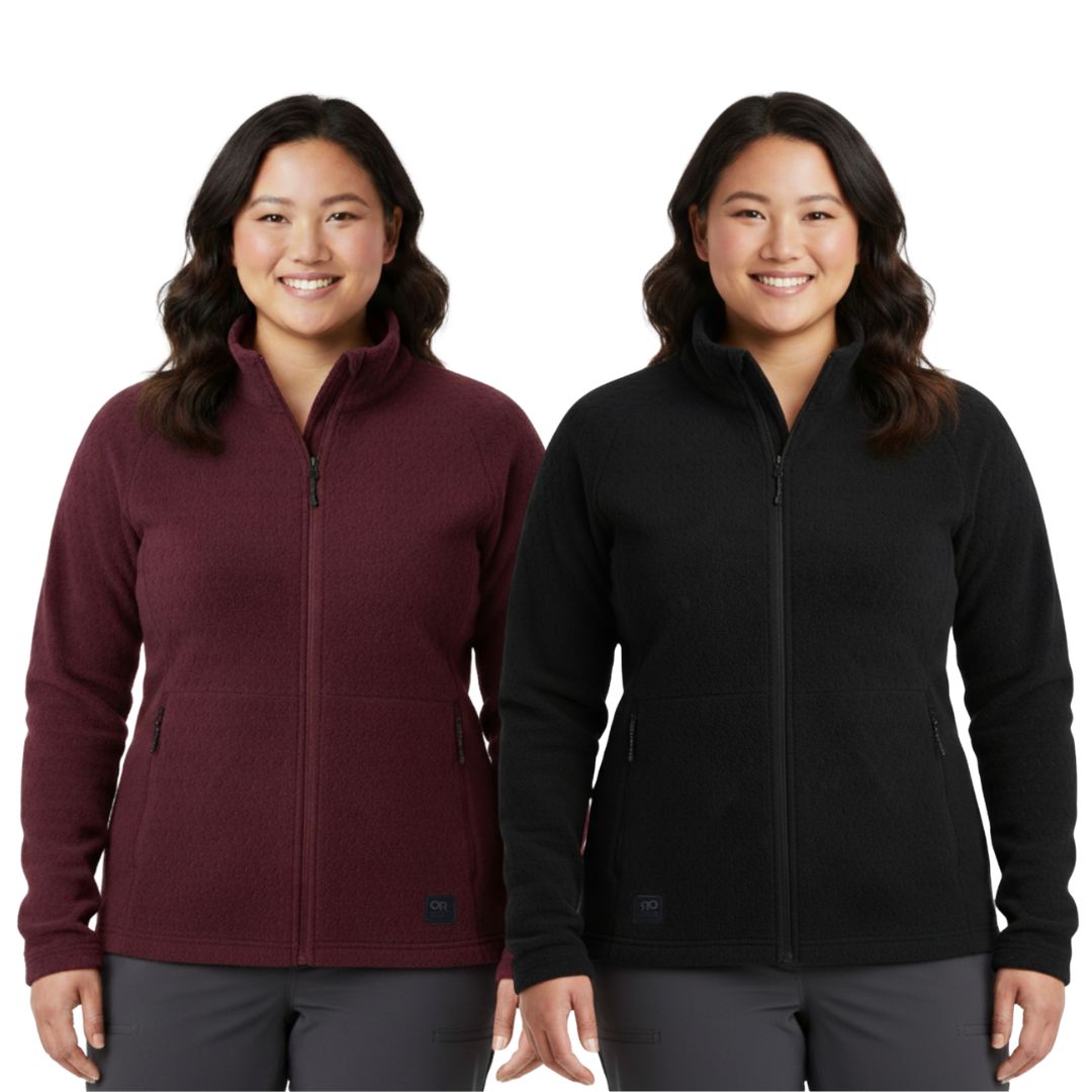 Outdoor Research Trail Mix XT Womens Plus Size Full Zip Fleece Jacket