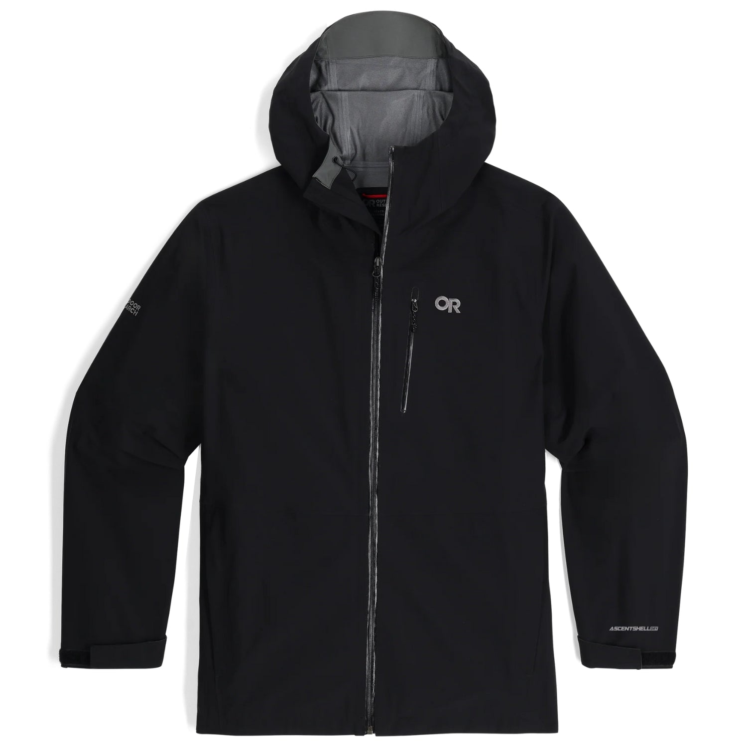 Pre-Order: Outdoor Research Women’s Aspire 3L Rain Shell Jacket Black USA Plus Size 1X-3X