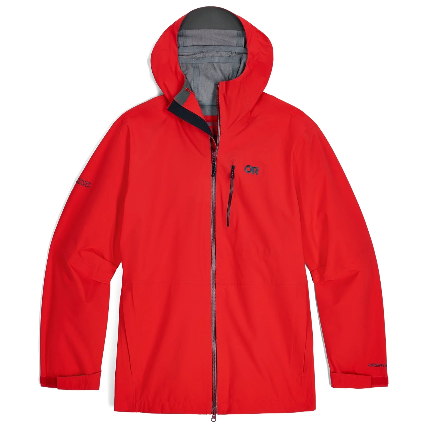 Pre-Order: Outdoor Research Women’s Aspire 3L Rain Shell Jacket Lingonberry USA Plus Sizes 2X-4X