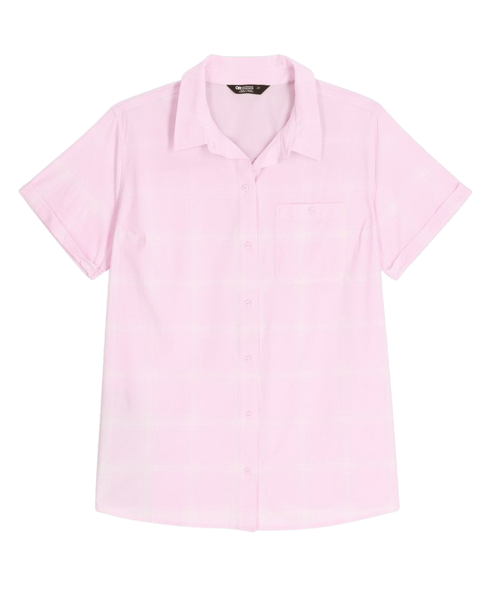 Outdoor Research Astroman Short Sleeve Sun Shirt Margarita Women's Plus Size 1X-4X