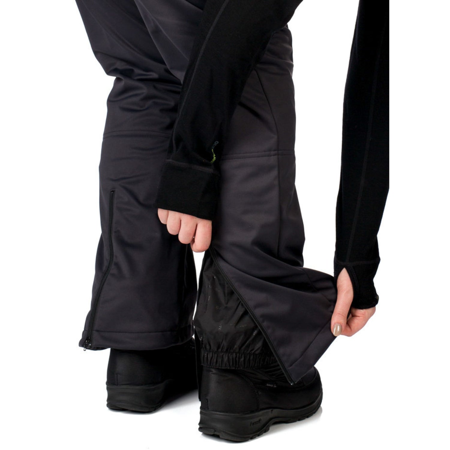 Pure Lapland Softshell Stretch Ski Pant Black Extra Short, Short, Regular & Long 18-36