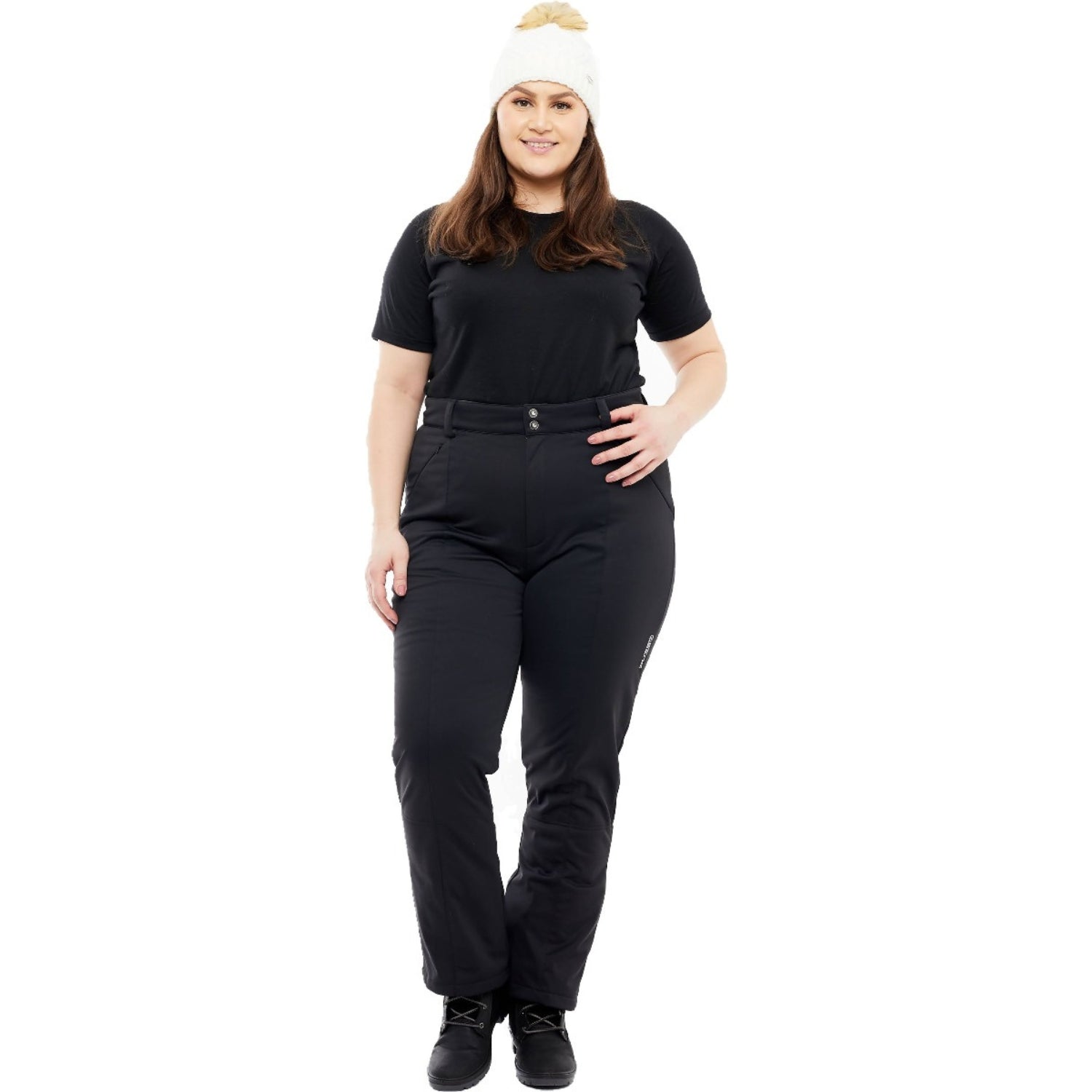 Pure Lapland Softshell Stretch Ski Pant Black Extra Short, Short, Regular & Long 18-36