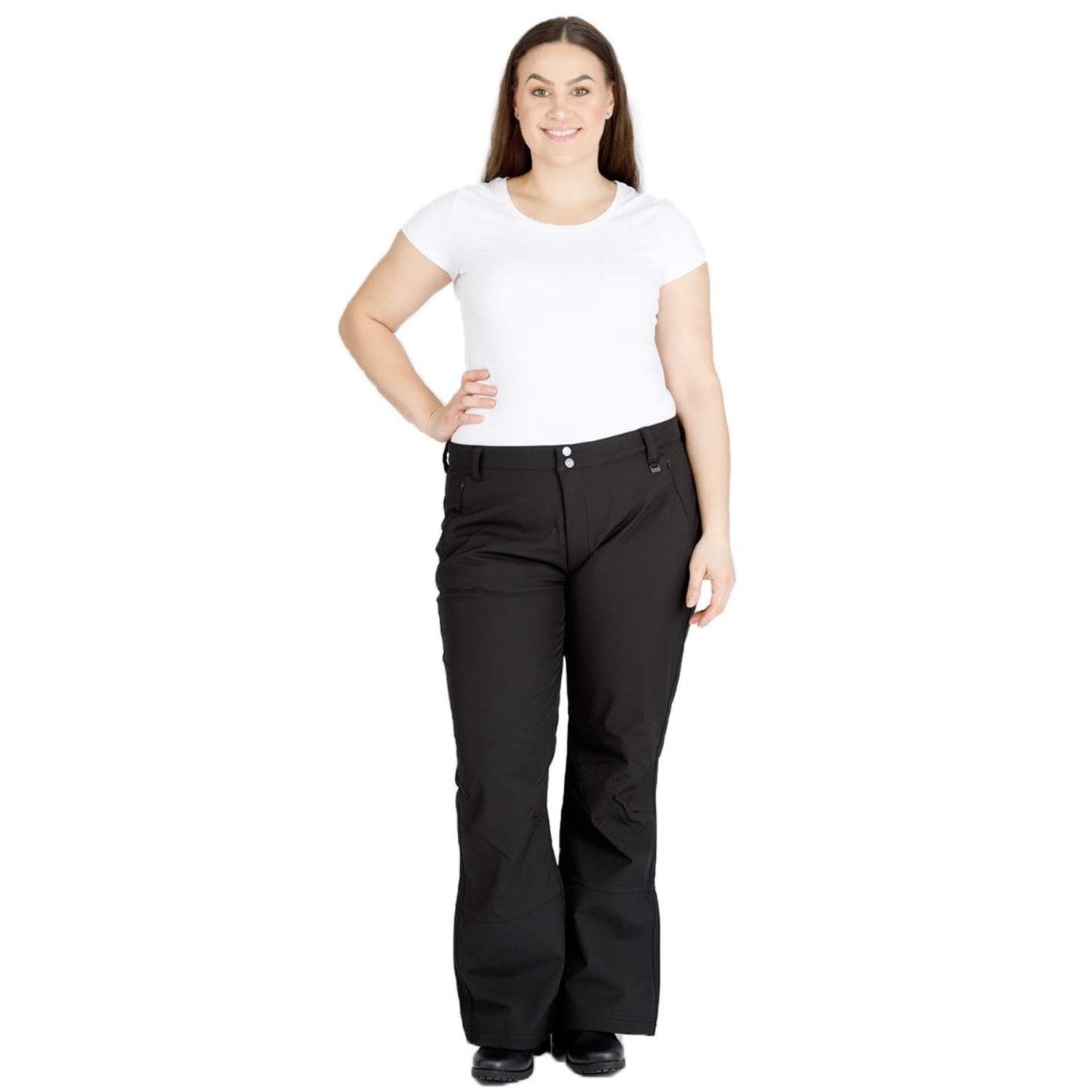 Rojo Va Va Boom 2.0 Softshell Stretch Ski Pants Black Sizes 5XL - 6XL