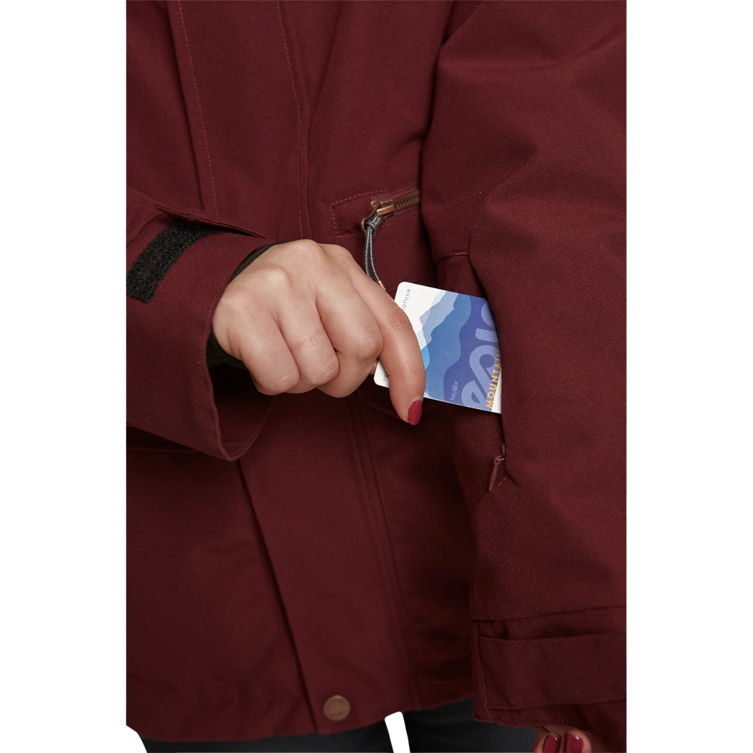 Rojo Wilder Women's Plus Size Ski Jacket Burgundy Size 4XL / Size 20-24
