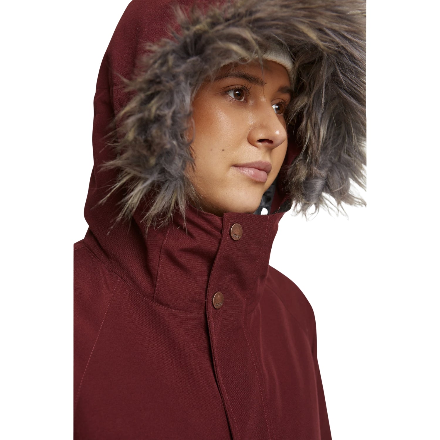 Rojo Wilder Women's Plus Size Ski Jacket Burgundy Size 4XL / Size 20-24
