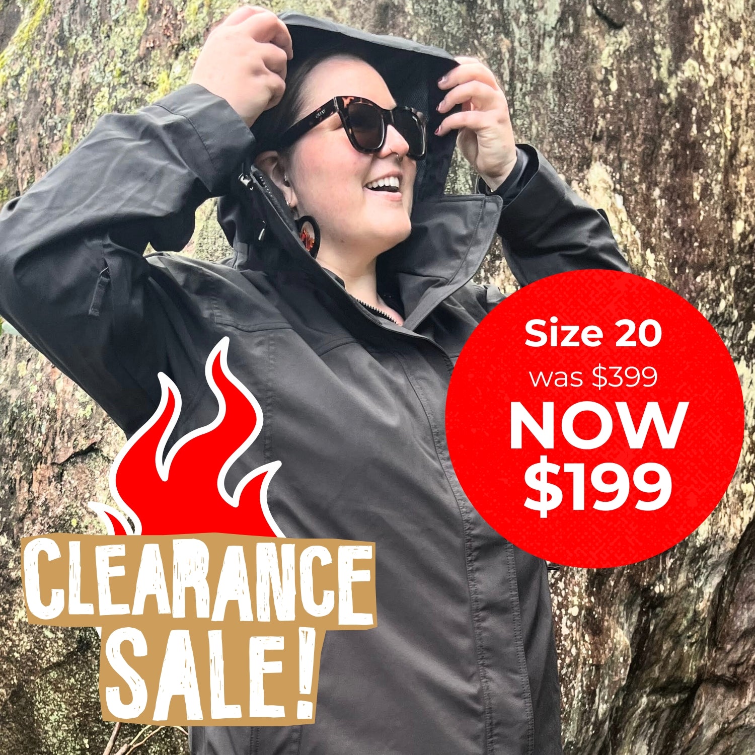 CLEARANCE - Cartel Seattle Stretch Shell Jacket Black Women's Plus Size 20