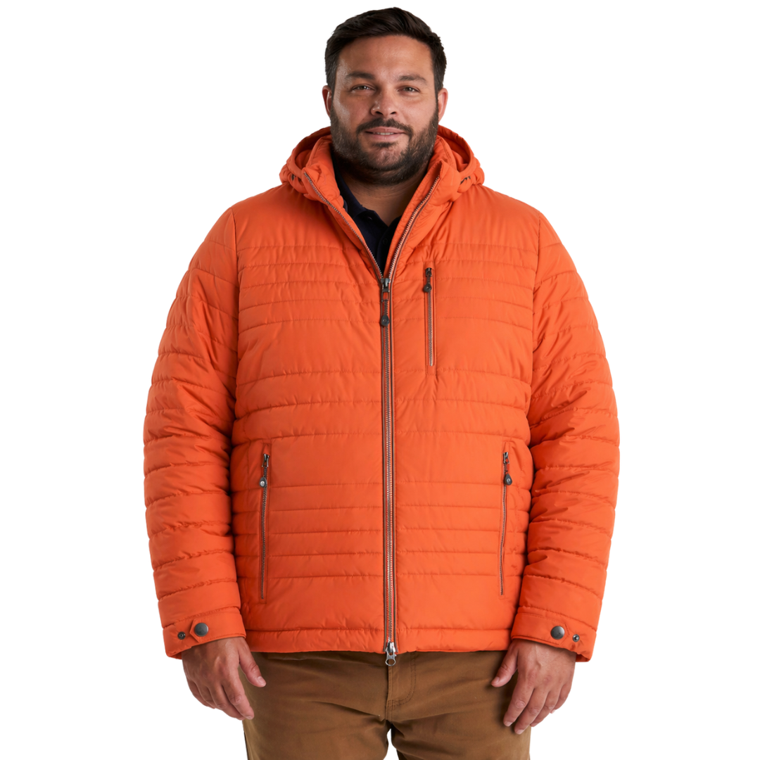 Stoy Hugo Men’s Big and Tall Puffer Jacket Plus Size 3XL-6XL