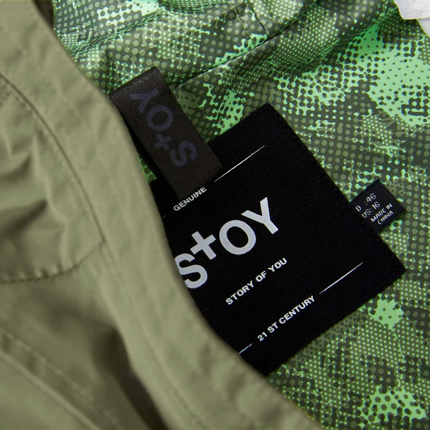 Stoy Ida Womens Plus Size Waterproof Shell Jacket Size 28-32