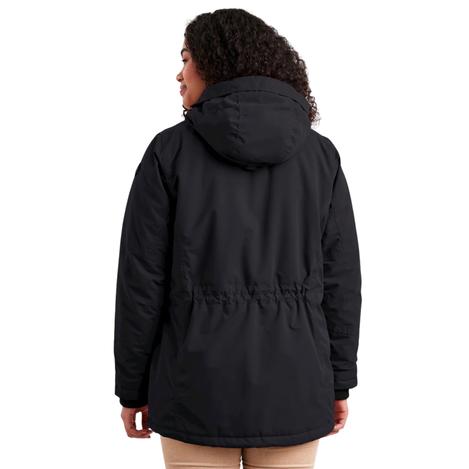 Pre-Order: Stoy Ava Womens Plus Size Waterproof Jacket Black Blue Sizes 24 - 28