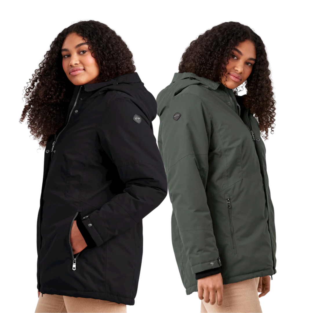 Stoy Ava Jacket worn by 2 models side by side