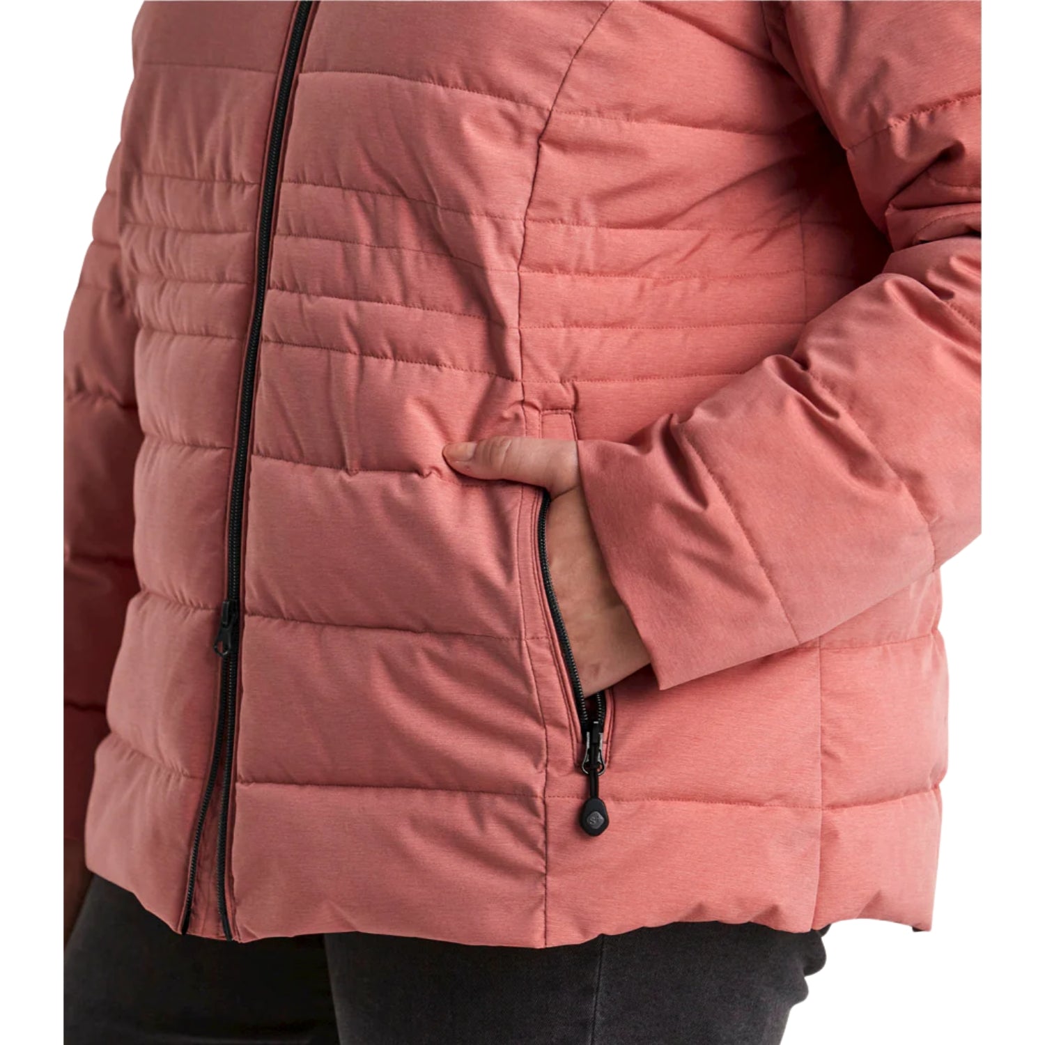Pre-order: Stoy Mia Women’s Plus Size Puffer Jacket Rose Sizes 22 - 26