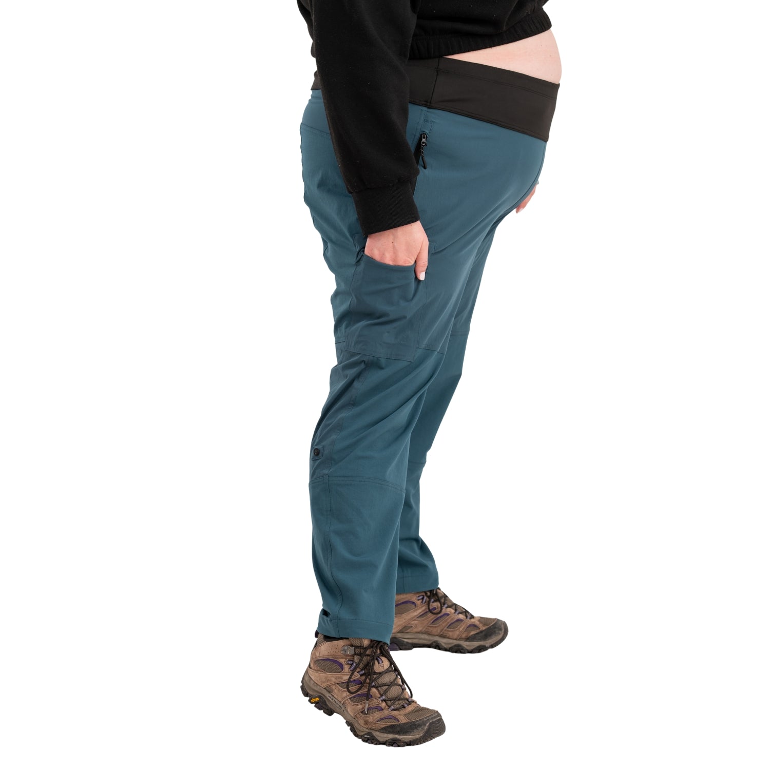 Thicket Adventure Brecken Hiking Pants BOOTY FIT Blue Plus Sizes 18-28