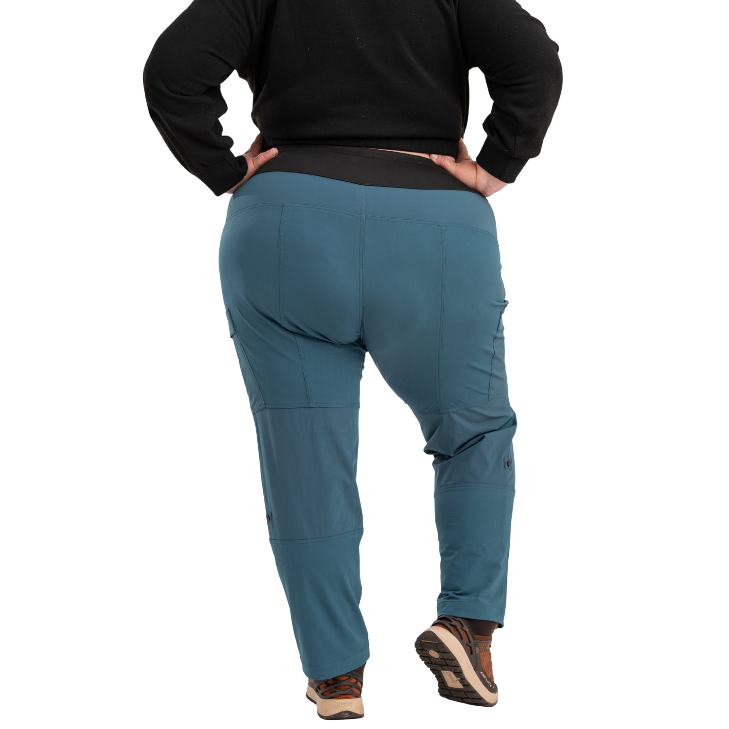 Thicket Adventure Brecken Hiking Pants BOOTY FIT Blue Plus Sizes 18-28