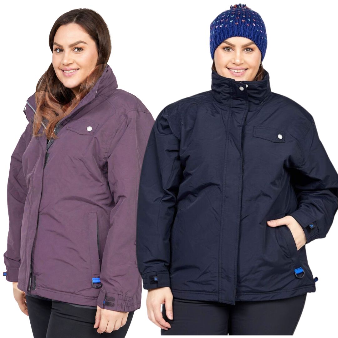 Vermont Plus Size Snow Jacket Black & Nespresso Plus Sizes 22 - 30
