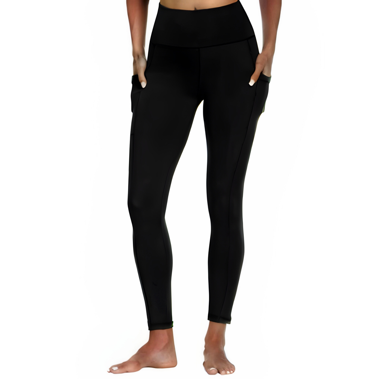 Veronica Fleece Lined Women's Plus-Size Leggings Black Sizes 8 - 30+