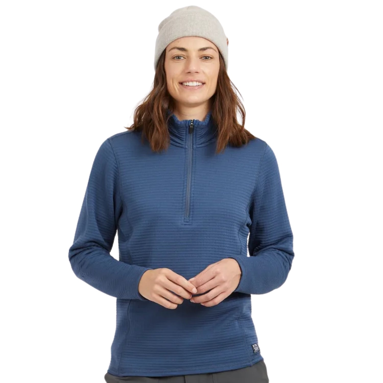 XTM Aero Grid Womens Plus Size Merino Fleece Slate Blue