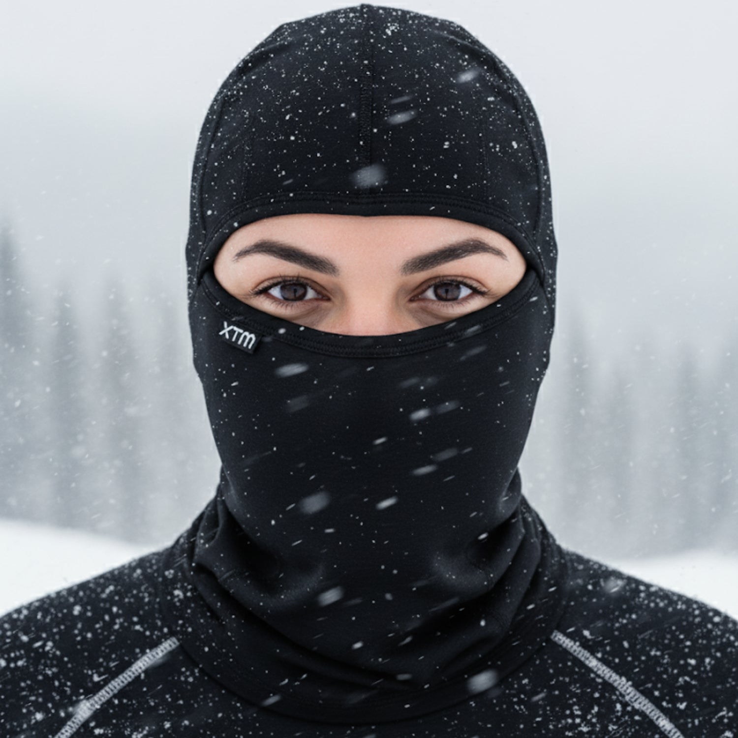 XTM Merino Wool 170 Stretch Balaclava Black