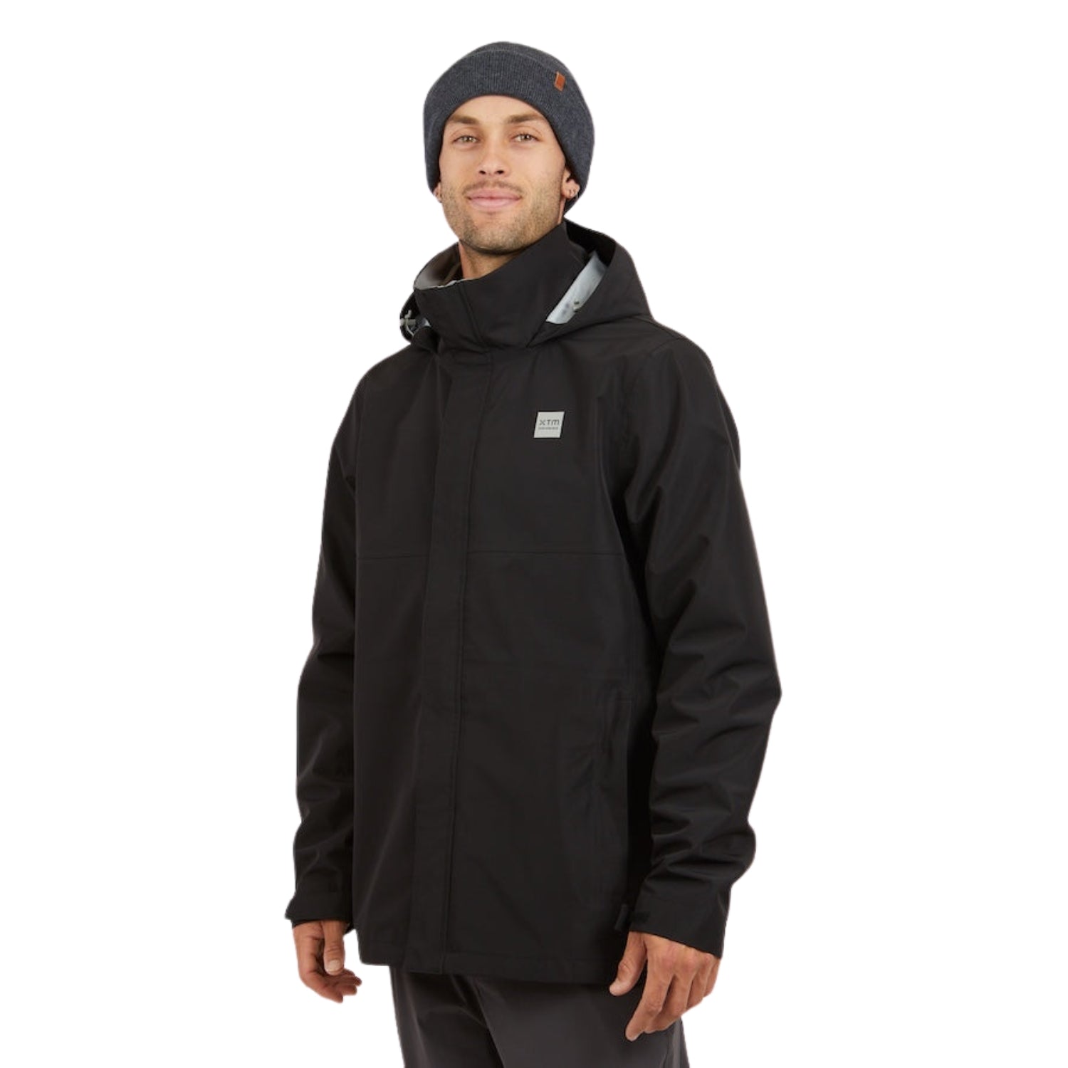 XTM NewK Mens Plus Size Rain Shell Jacket Black Sizes 2XL - 5XL