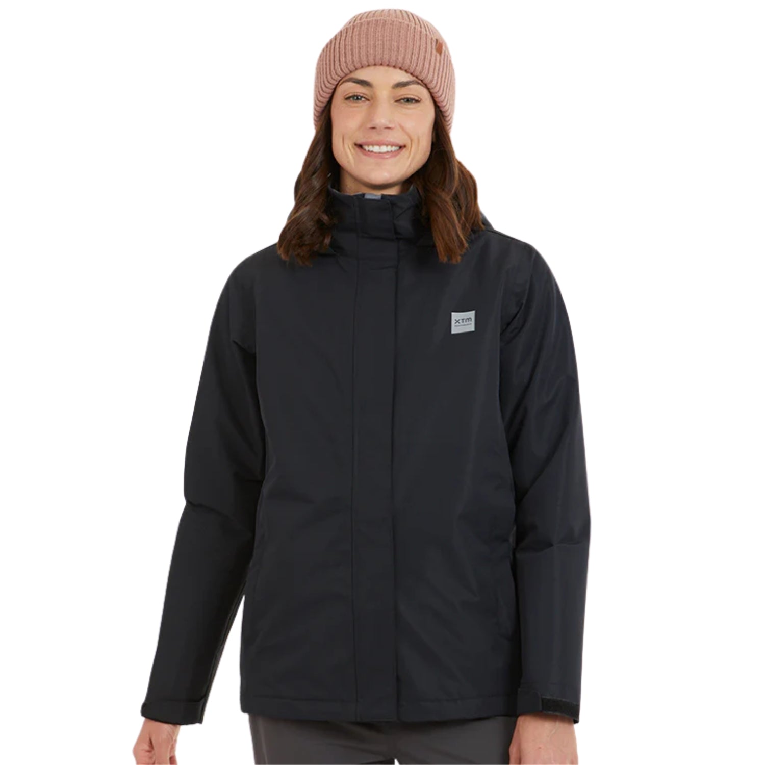 XTM NewKim Shell Women's Plus Size Rain Jacket Black Sizes 18-22