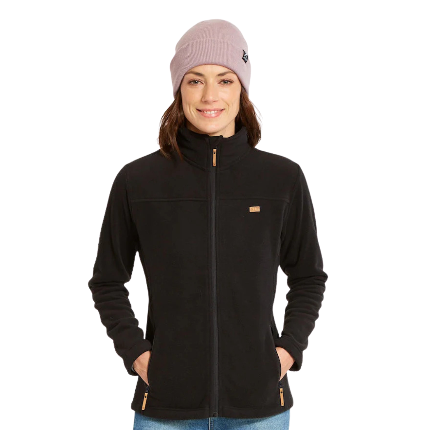 XTM Wanderer Women’s Plus Size Fleece Jacket Black Size 18