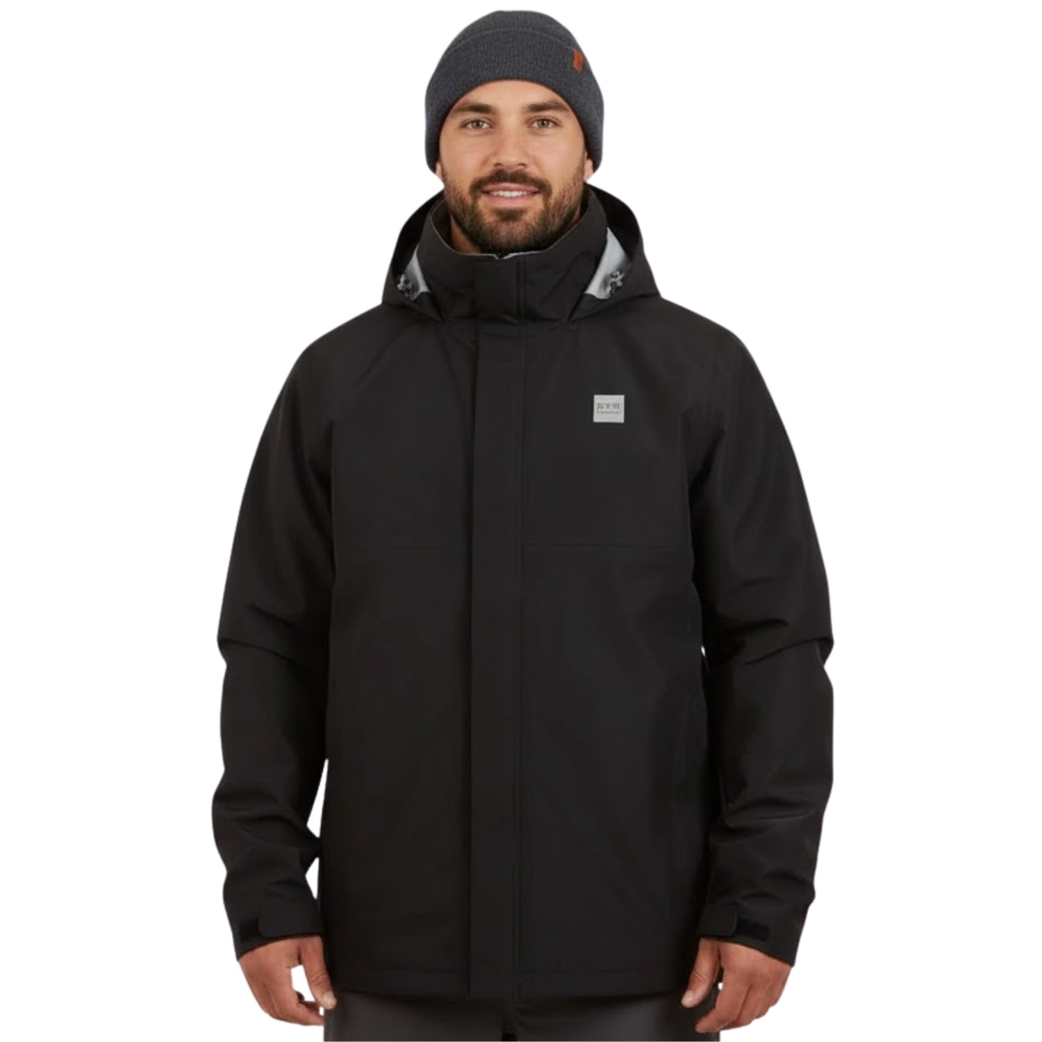 XTM NewK Mens Plus Size Rain Shell Jacket Black Sizes 2XL - 5XL