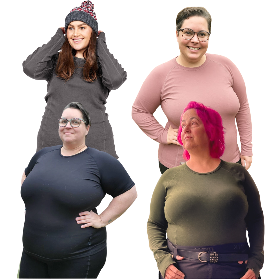 XTM Siberia Merino Wool Plus Size Thermal Top XL-7XL