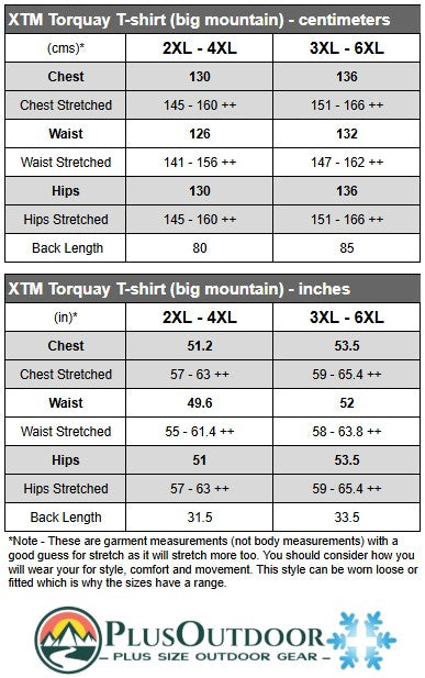 XTM Torquay Merino Wool Unisex T-Shirt Grey Size 2XL-4XL