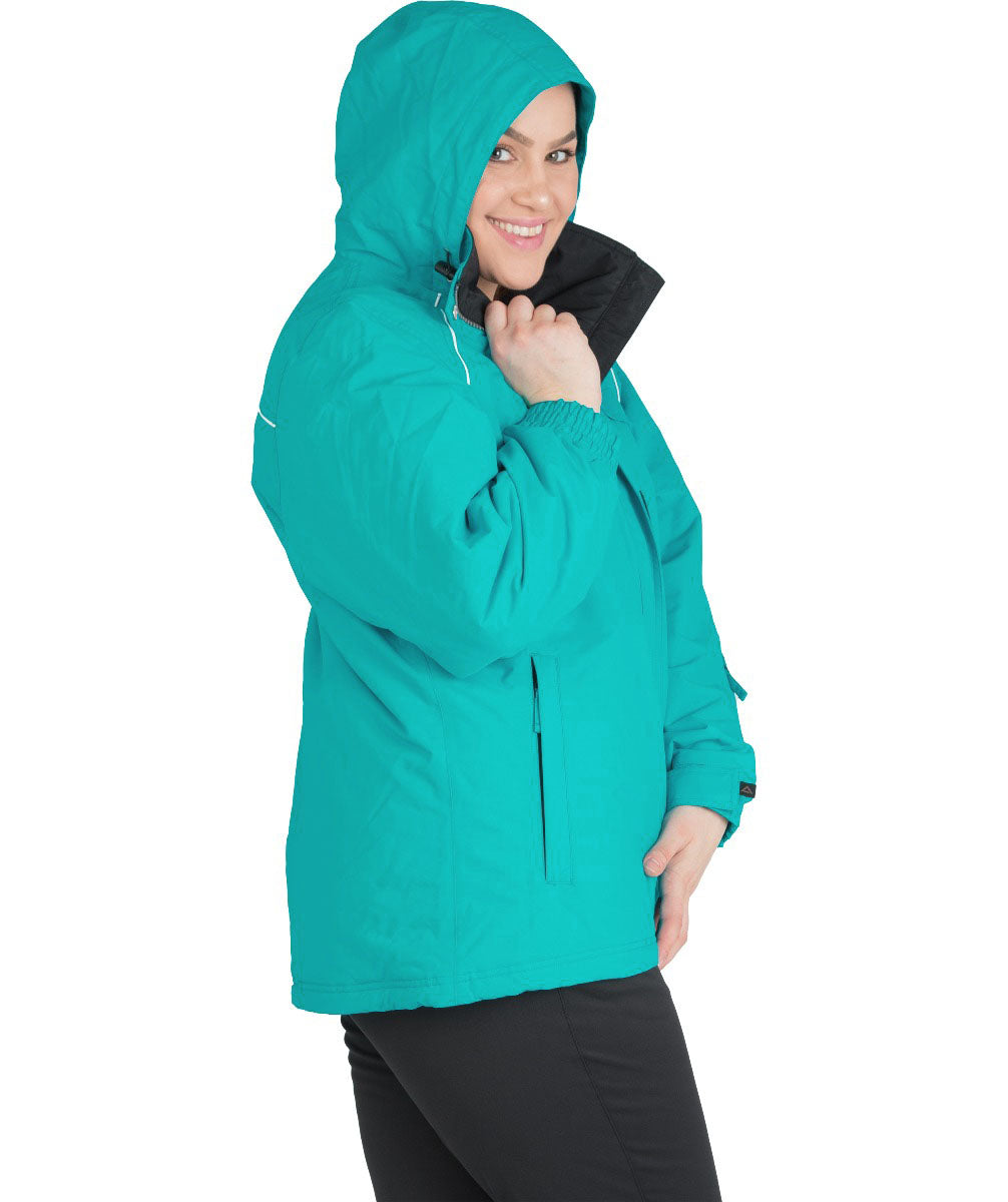 CLEARANCE - Vermont Womens Plus Size Snow Jacket Red Size 20