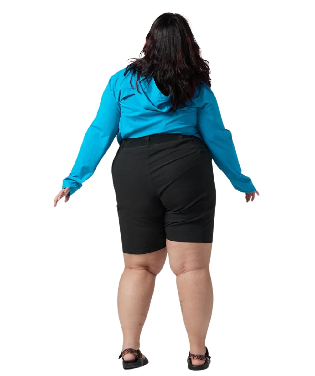 Alpine Parrot Cypress Women's Plus Size Shorts Black USA Sizes 1, 2 & 5
