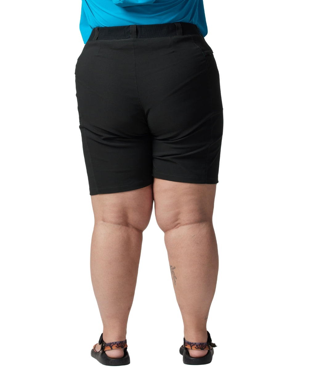 Alpine Parrot Cypress Women's Plus Size Shorts Black USA Sizes 1, 2 & 5