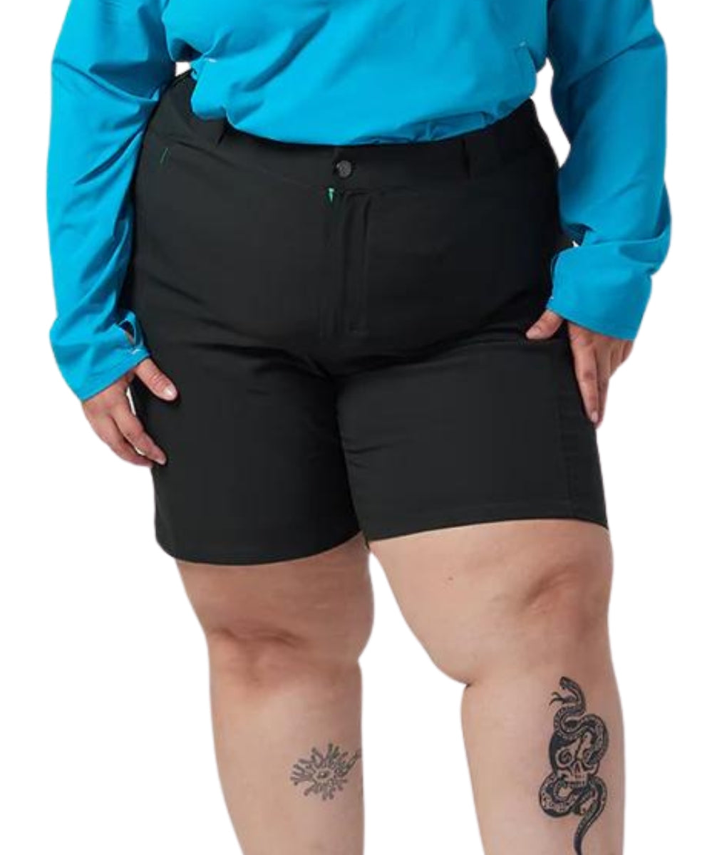 Alpine Parrot Cypress Women's Plus Size Shorts Black USA Sizes 1, 2 & 5