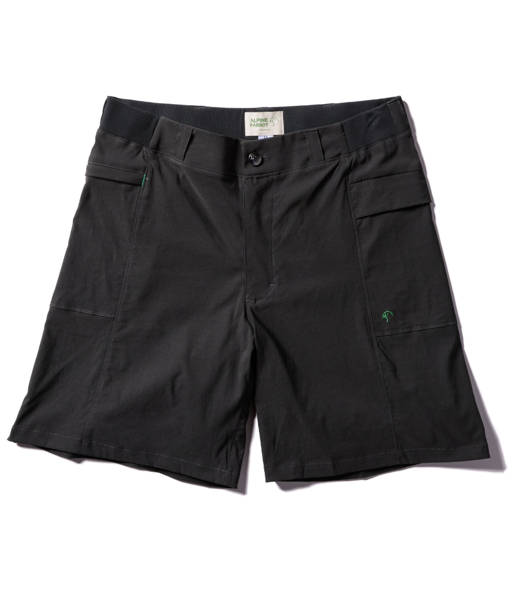 Alpine Parrot Cypress Women's Plus Size Shorts Black USA Sizes 1, 2 & 5