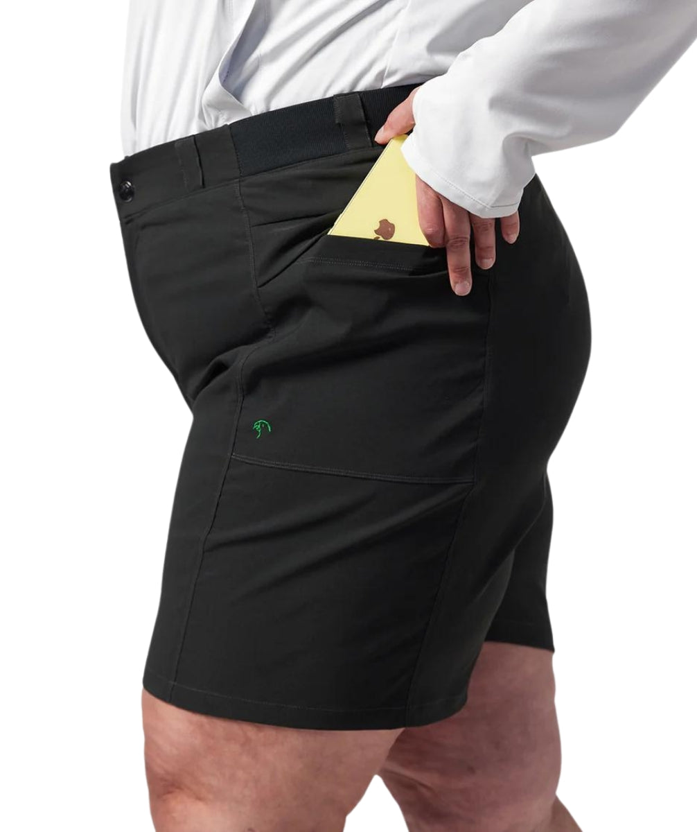 Alpine Parrot Cypress Women's Plus Size Shorts Black USA Sizes 1, 2 & 5