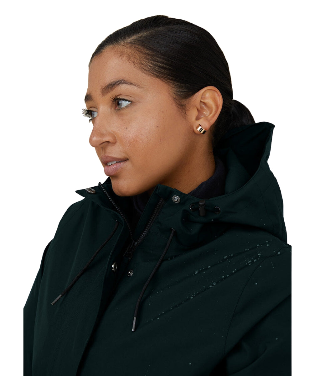 Amble Refuge Womens Plus Size Waterproof Jacket Long Eucalyptus XL-5XL