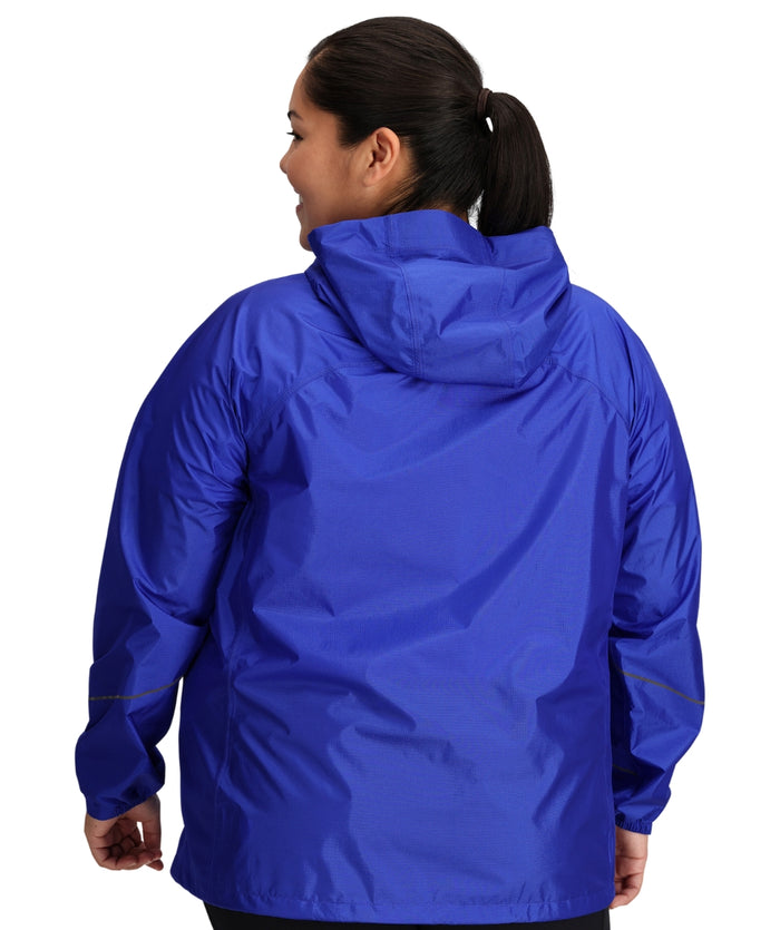 Buy Outdoor Research Helium Women's Plus Size Rain Jacket Ultramarine ...