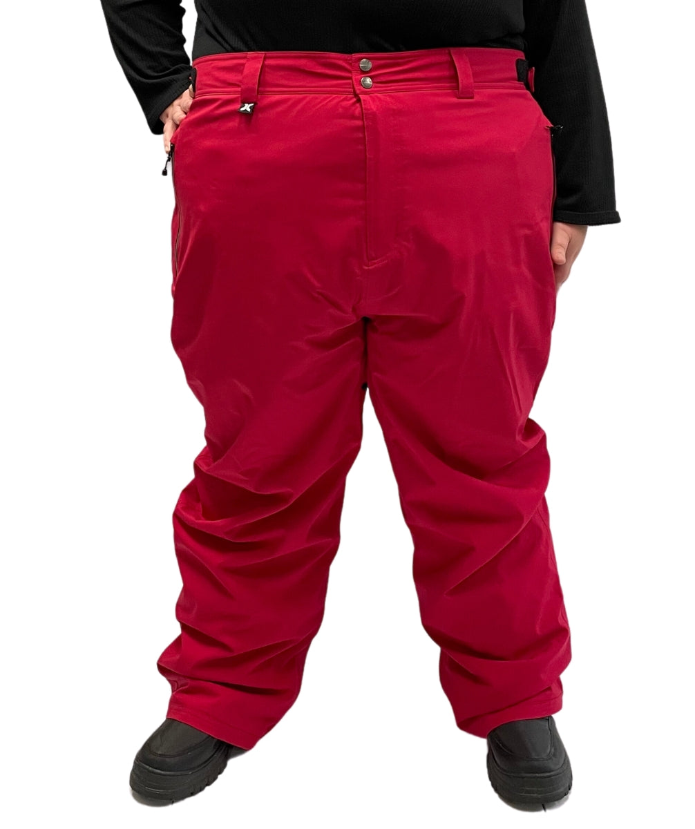 CLEARANCE - Cartel Arctic Stretch Womens Snow Pant Cherry Ripe 2XL-7XL
