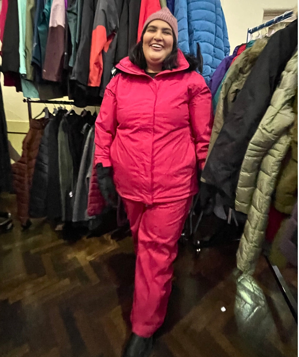 CLEARANCE - Cartel Arctic Stretch Womens Snow Pant Cherry Ripe 2XL-7XL