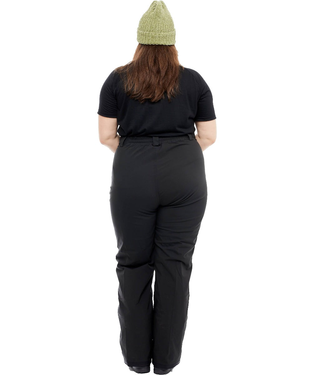 Cartel Arctic Stretch Womens Snow Pant Black Extra Short, Short & Regular 2XL-10XL