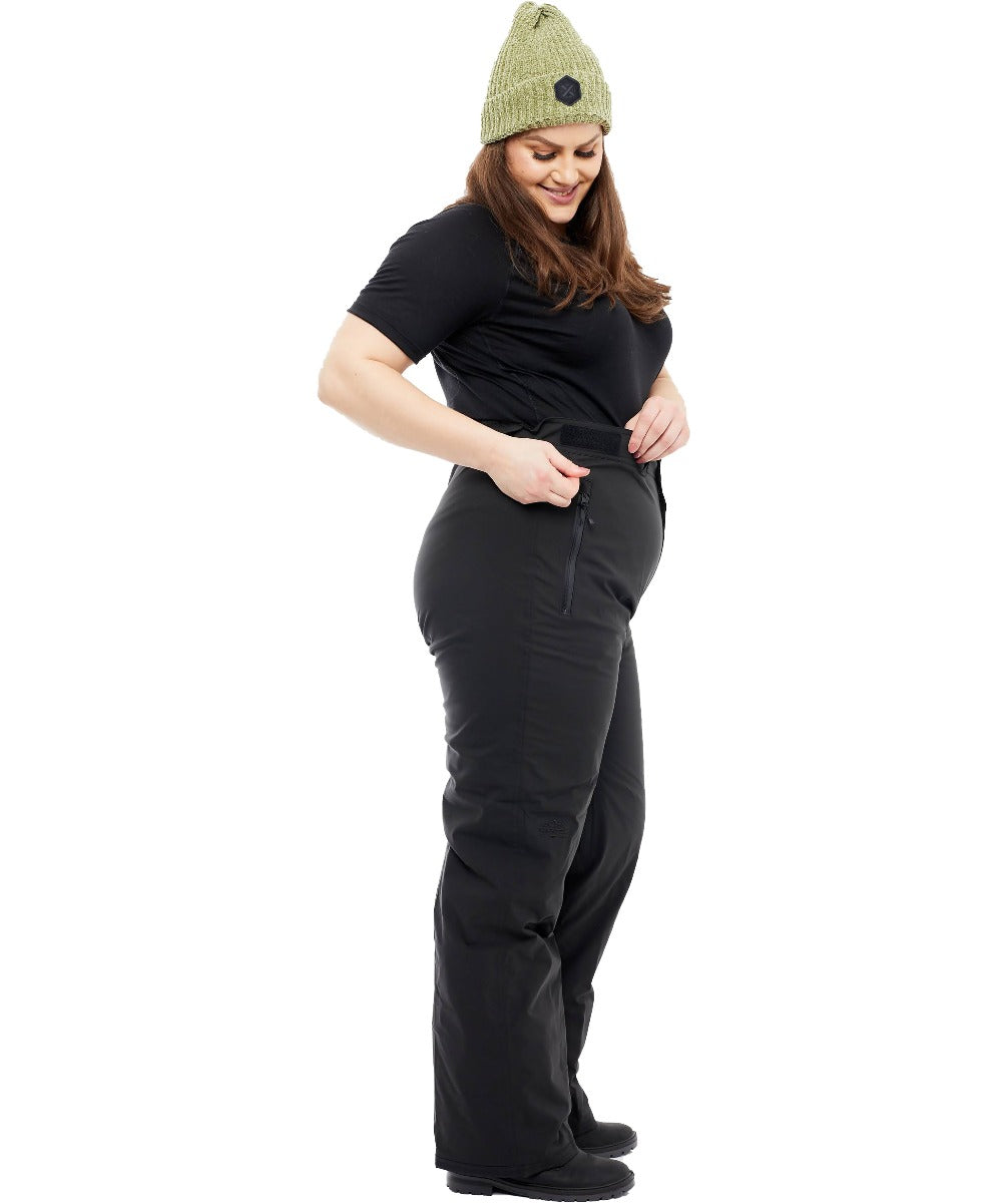 Cartel Arctic Stretch Womens Snow Pant Black Extra Short, Short & Regular 2XL-10XL