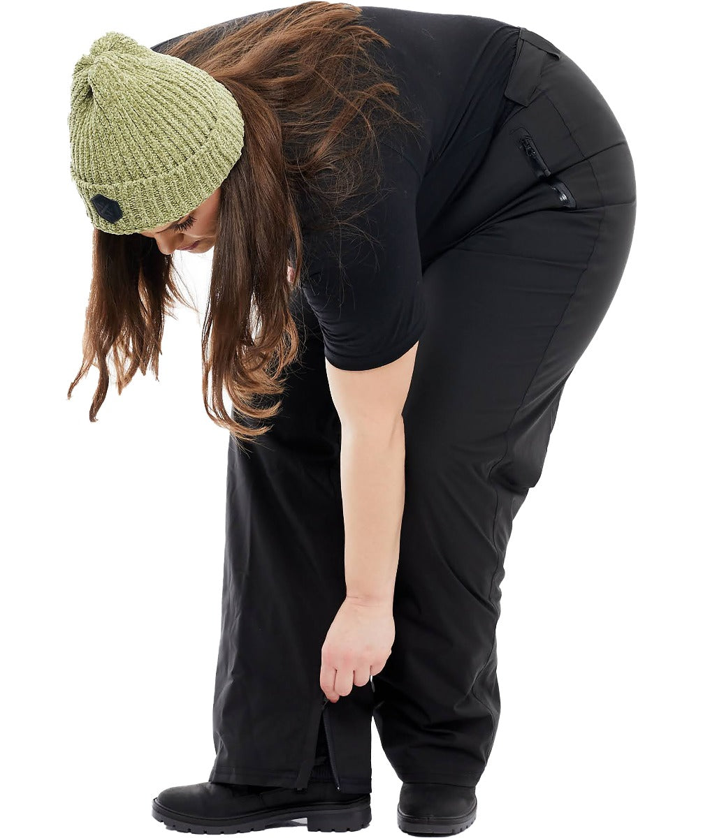 Cartel Arctic Stretch Womens Snow Pant Black Extra Short, Short & Regular 2XL-10XL