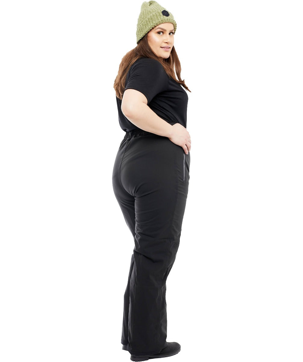 Cartel Arctic Stretch Womens Snow Pant Black Extra Short, Short & Regular 2XL-10XL