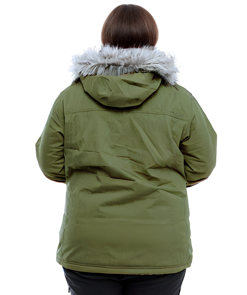 CLEARANCE - Cartel Brooklyn Stretch Ski Jacket Army Size 20