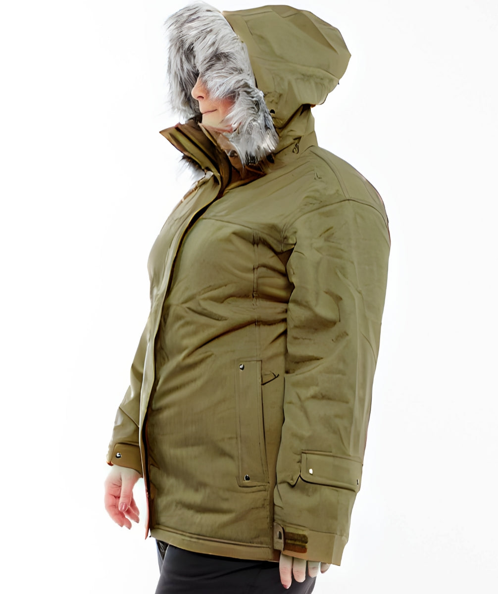 CLEARANCE - Cartel Brooklyn Stretch Ski Jacket Army Size 20