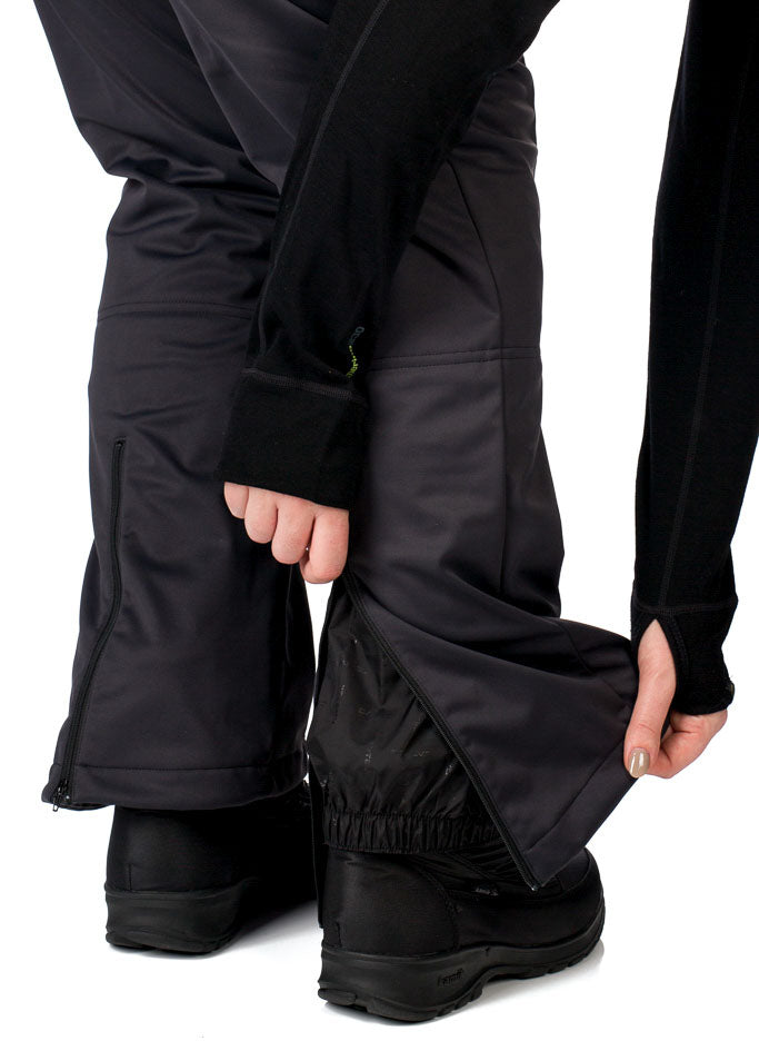 Pure Lapland Softshell Stretch Ski Pant Black Extra Short, Short, Regular & Long 18-36