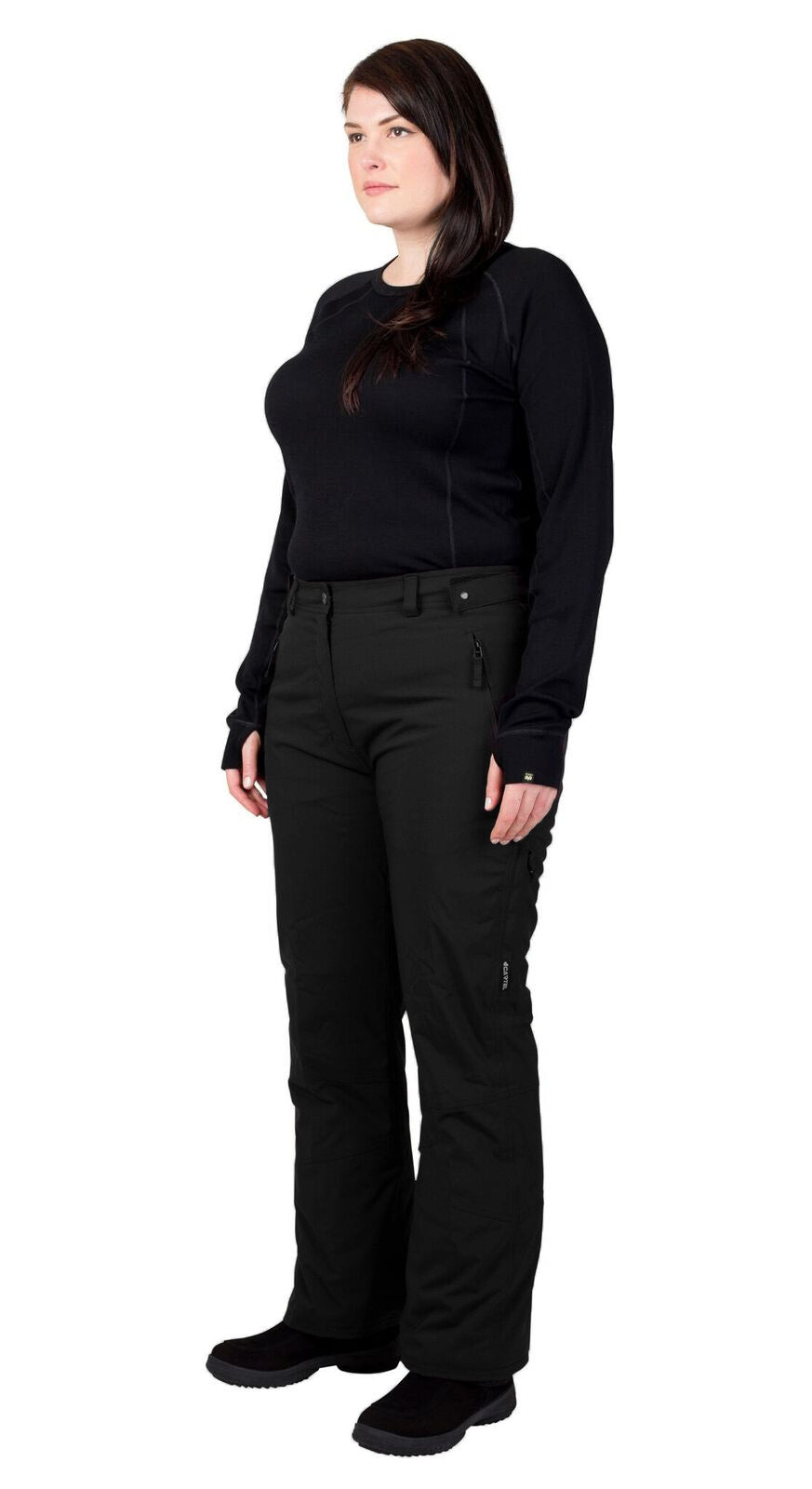 Cartel Whitefish Stretch Ski Pants Black Short & Long Sizes 16-30