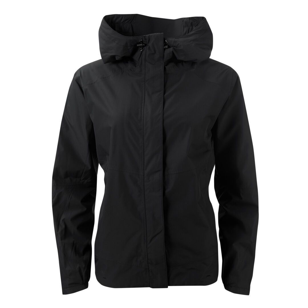 CLEARANCE - Halti Fort Shell Womens Plus Size Rain Jacket Black Size 20