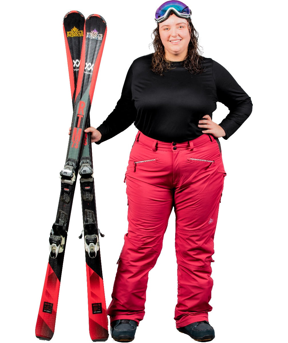 Nobody's Princess Zali Pants Red Short, Regular & Tall Length Sizes 18-24