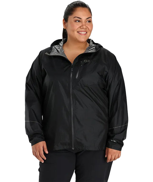 Plus size rain jacket deals