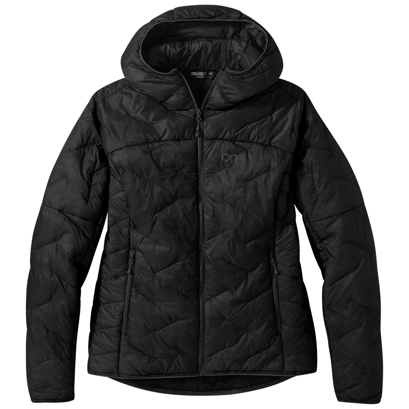 Outdoor Research SuperStrand LT Hoodie Black Womens Plus Size 1X-4X