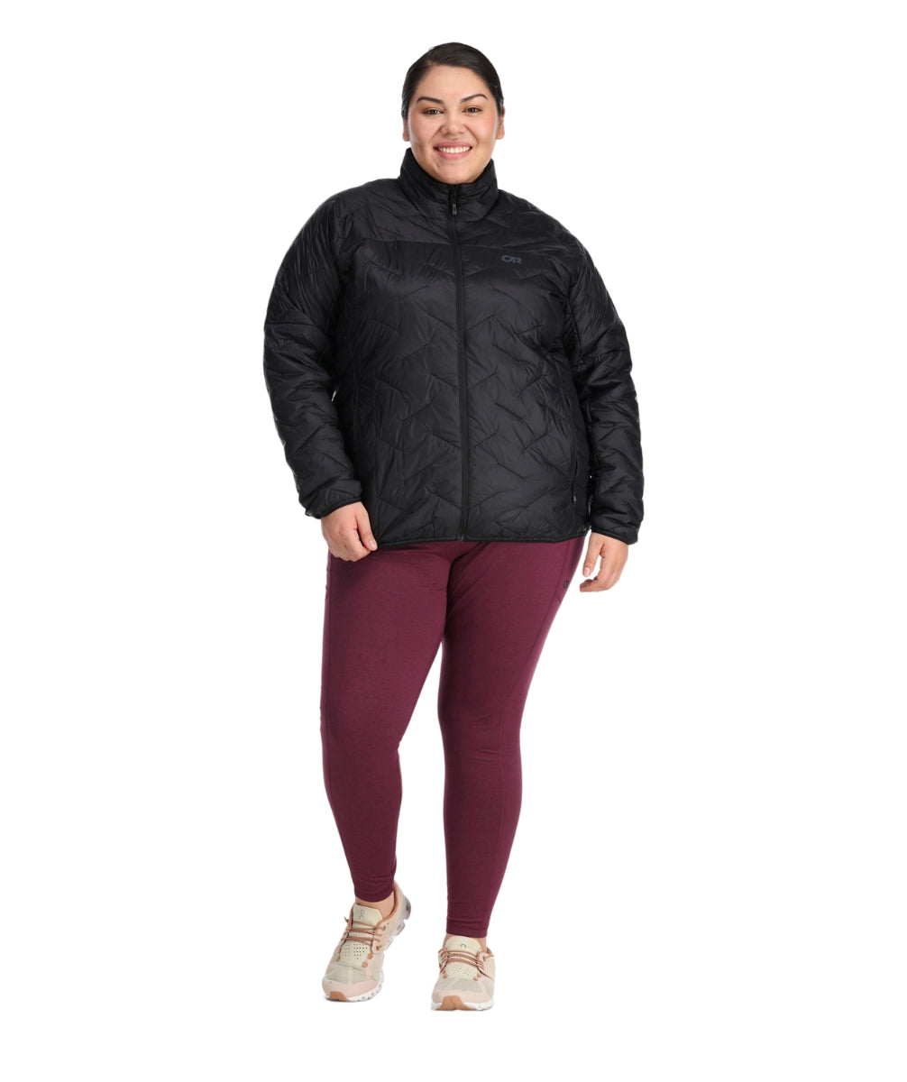 Outdoor Research SuperStrand LT Hoodie Black Womens Plus Size 1X-4X